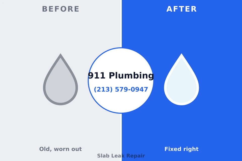 Before and after: plumbing repair The Village of Indian Hill, OH